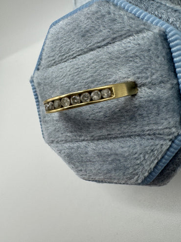 9ct gold diamond ring