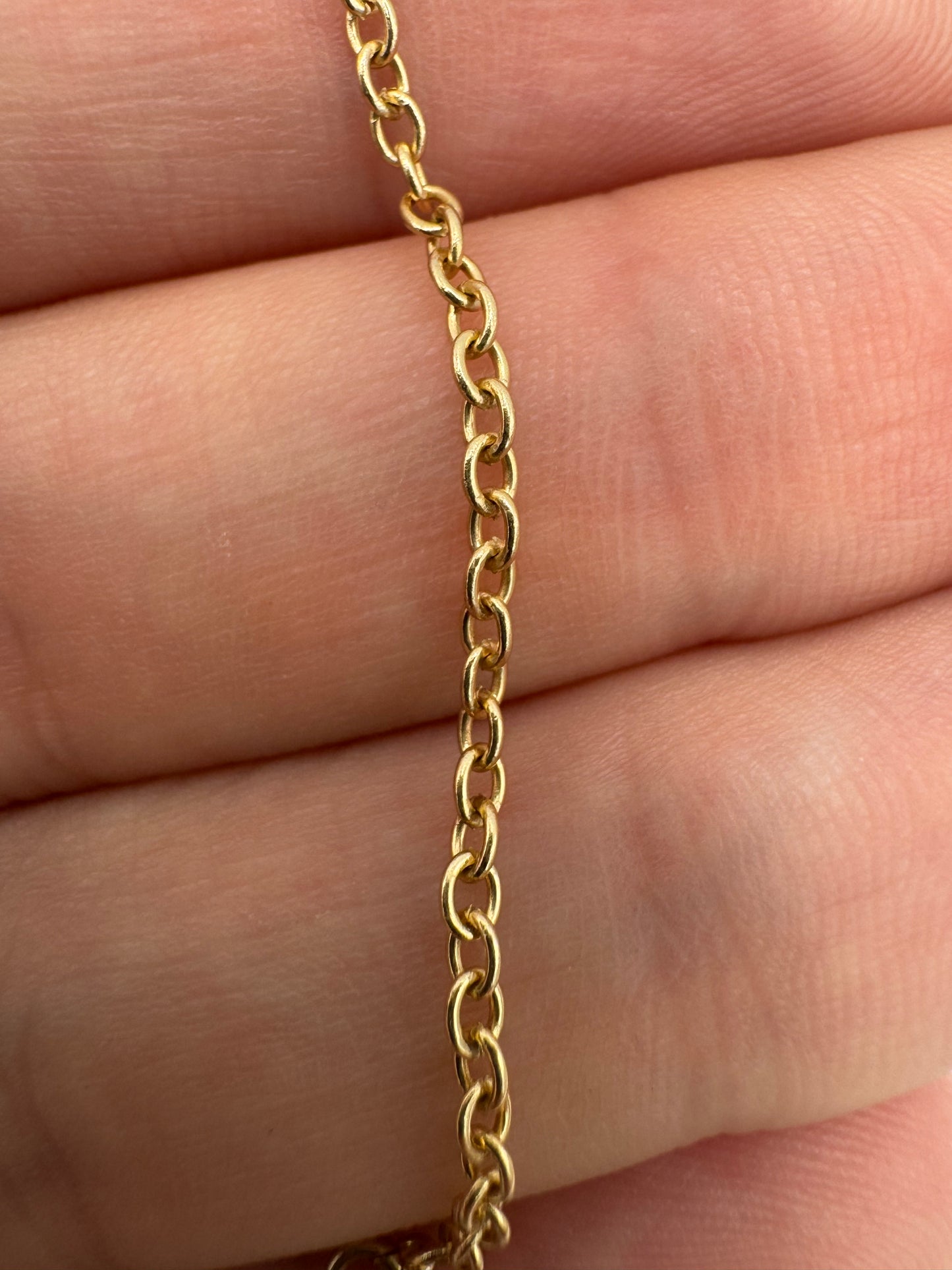 9ct gold safety chain