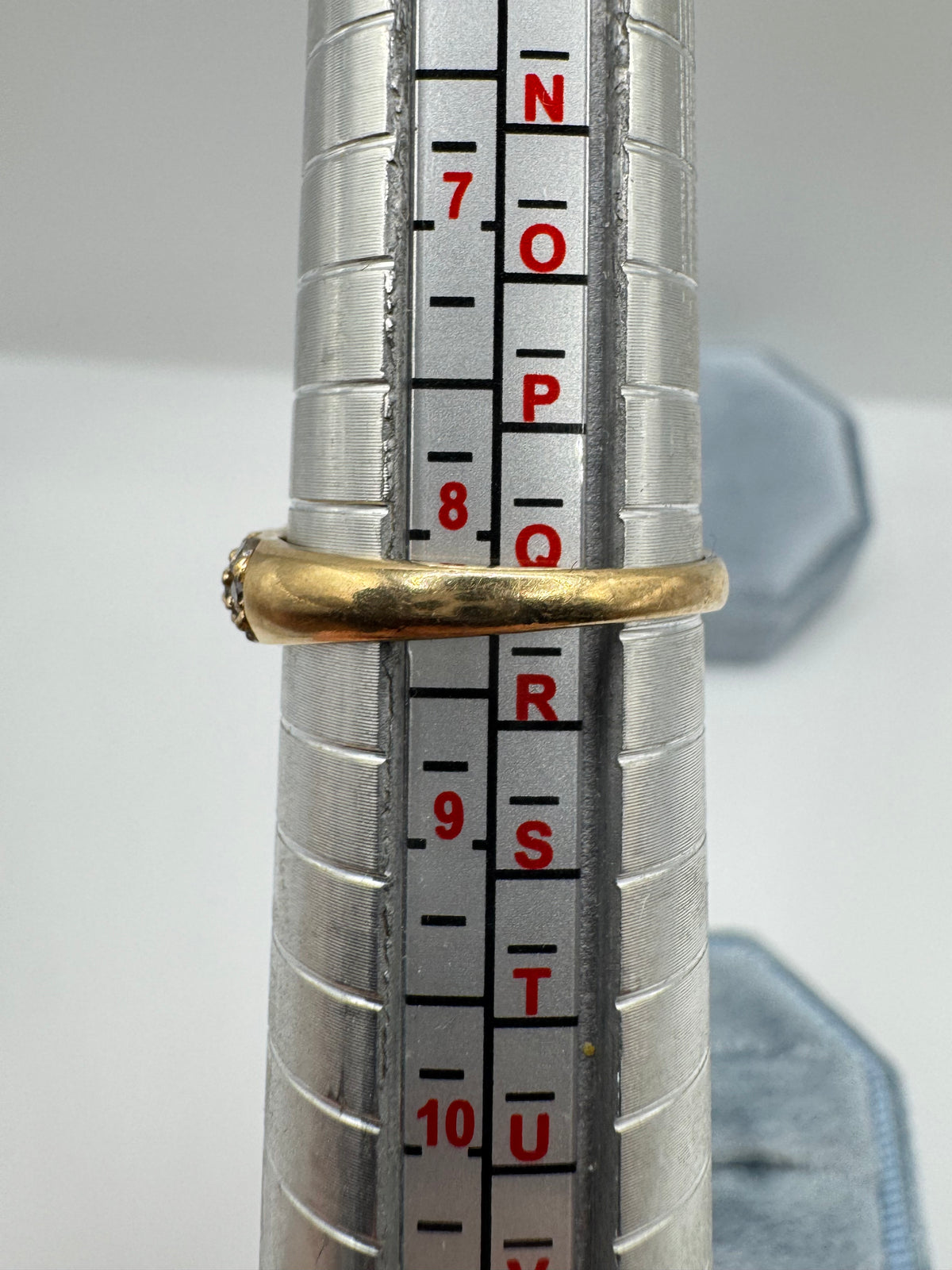 9ct gold 1ct champagne diamond half eternity ring