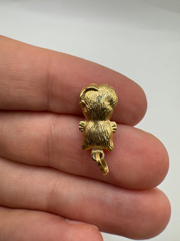 9ct gold cat charm