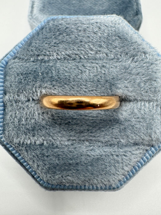 9ct rose gold band