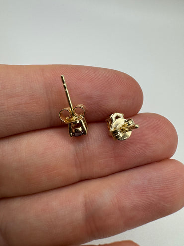 9ct gold citrine earrings