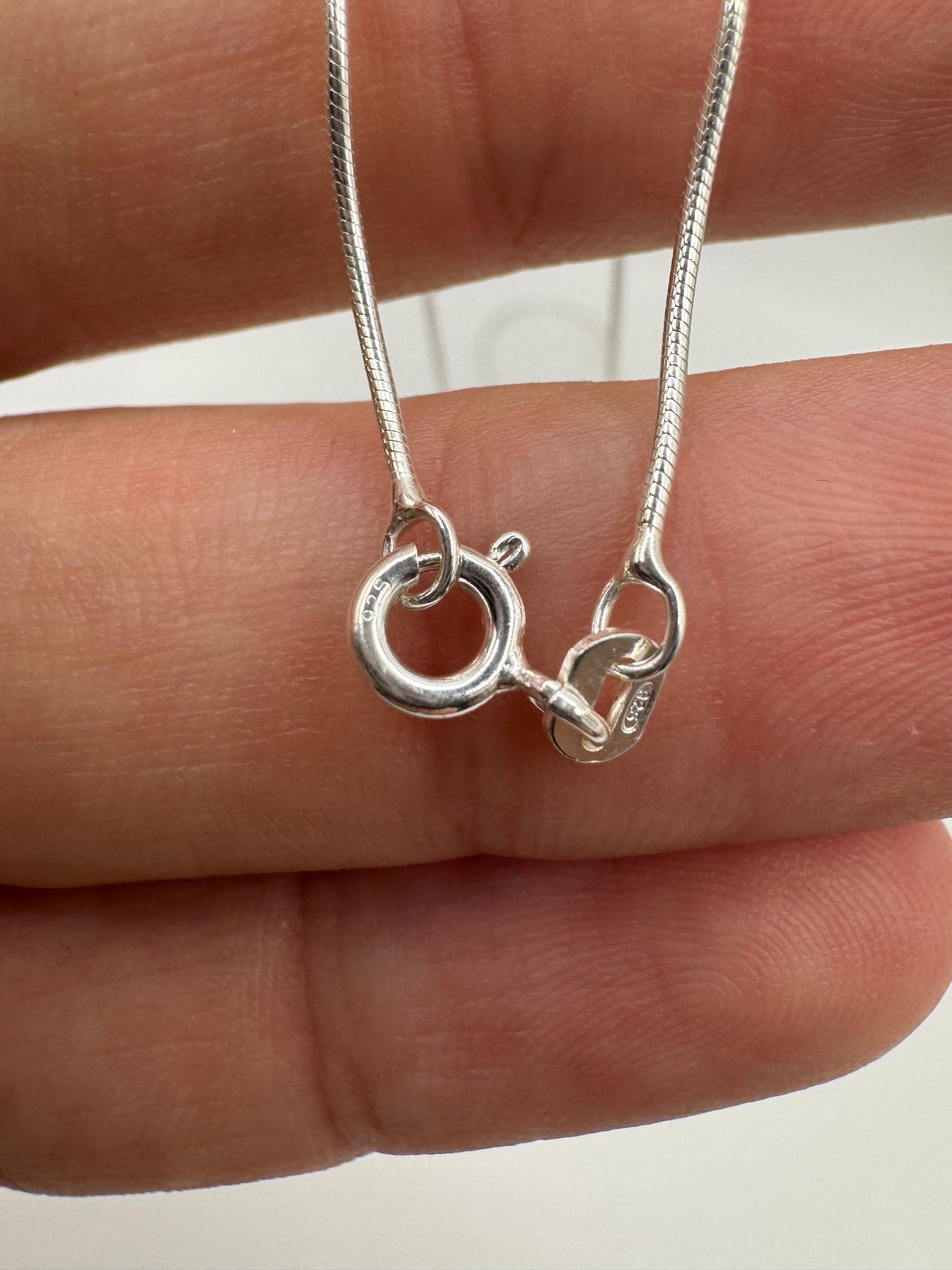 Silver snake chain 14 24”