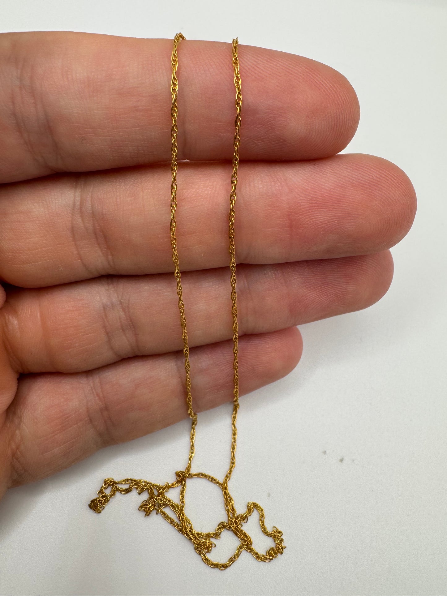 9ct gold chain 73 18”
