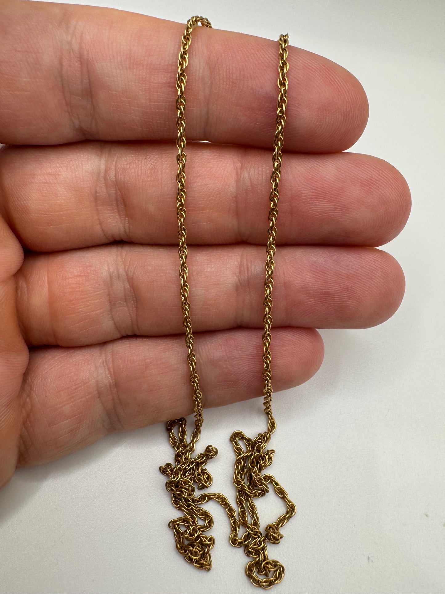 9ct gold chain 30