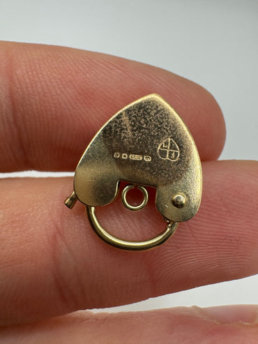 9ct gold padlock 3