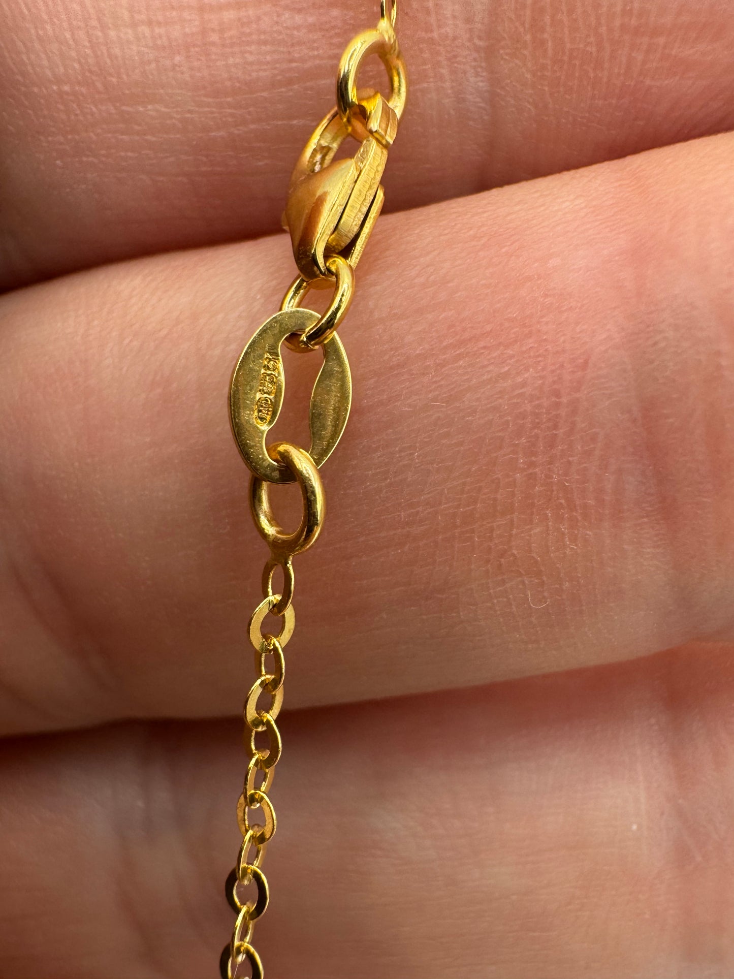 9ct gold ball bracelet