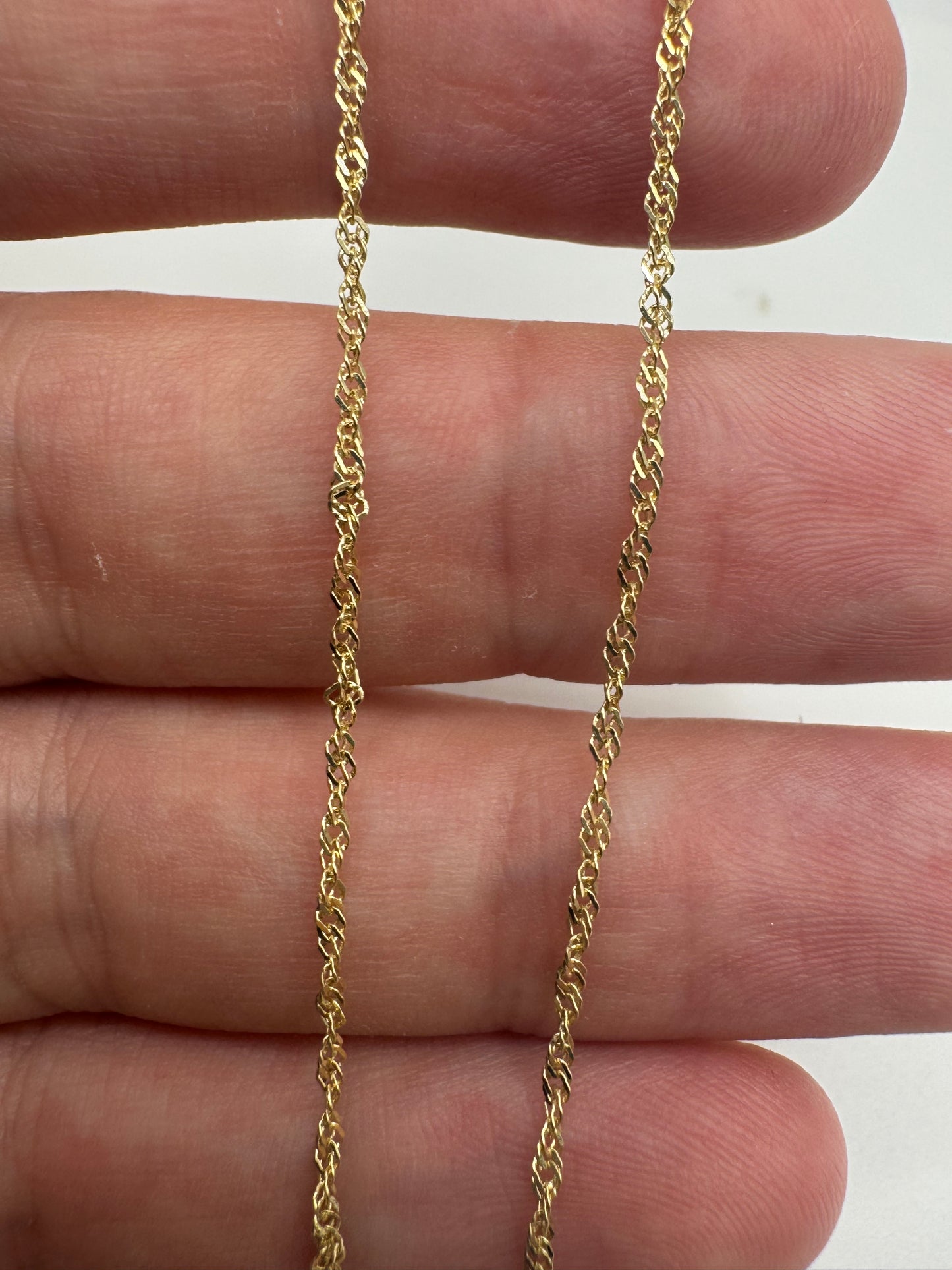 9ct gold Singapore chain 41