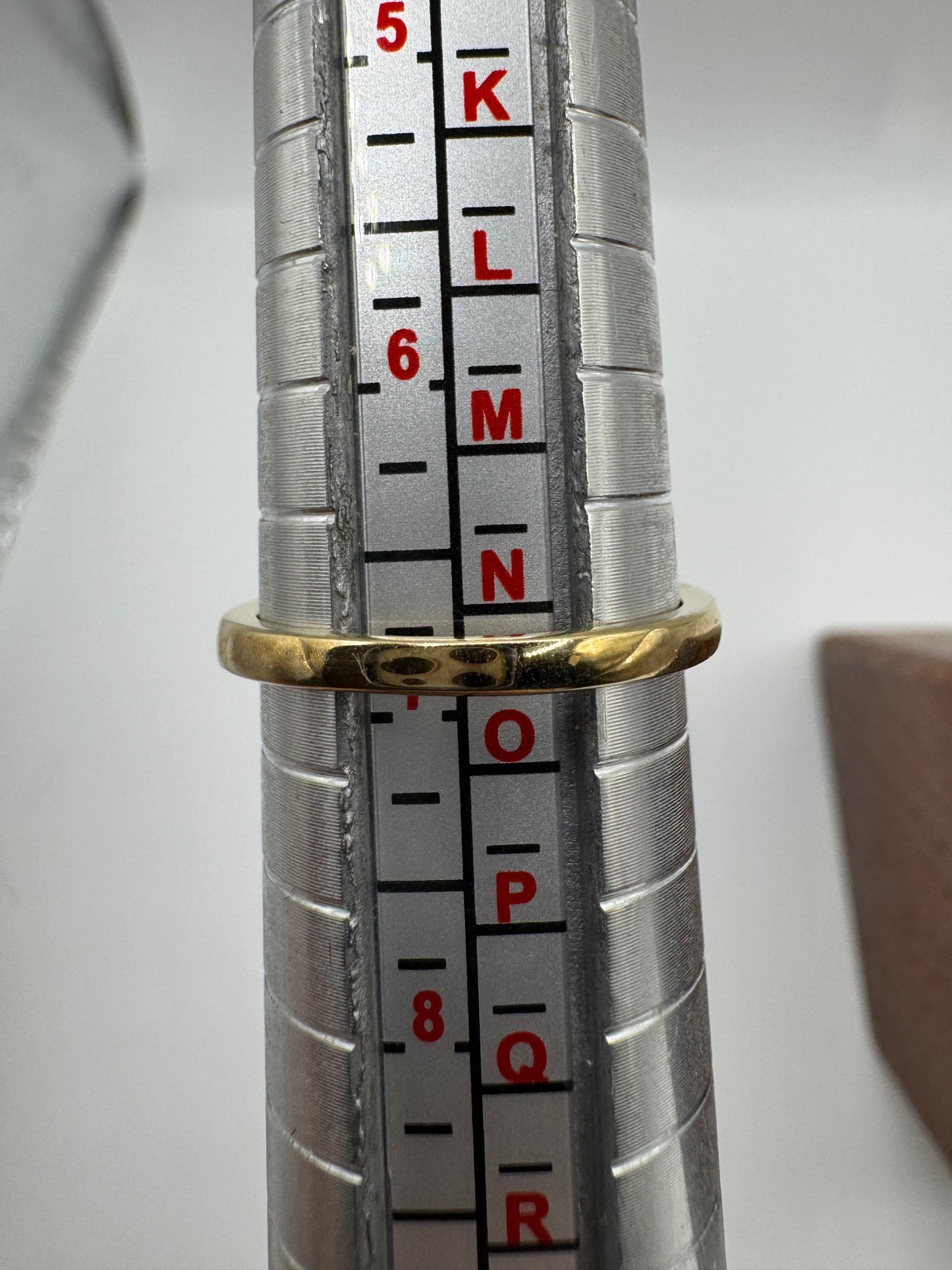 9ct gold ruby and zircon ring