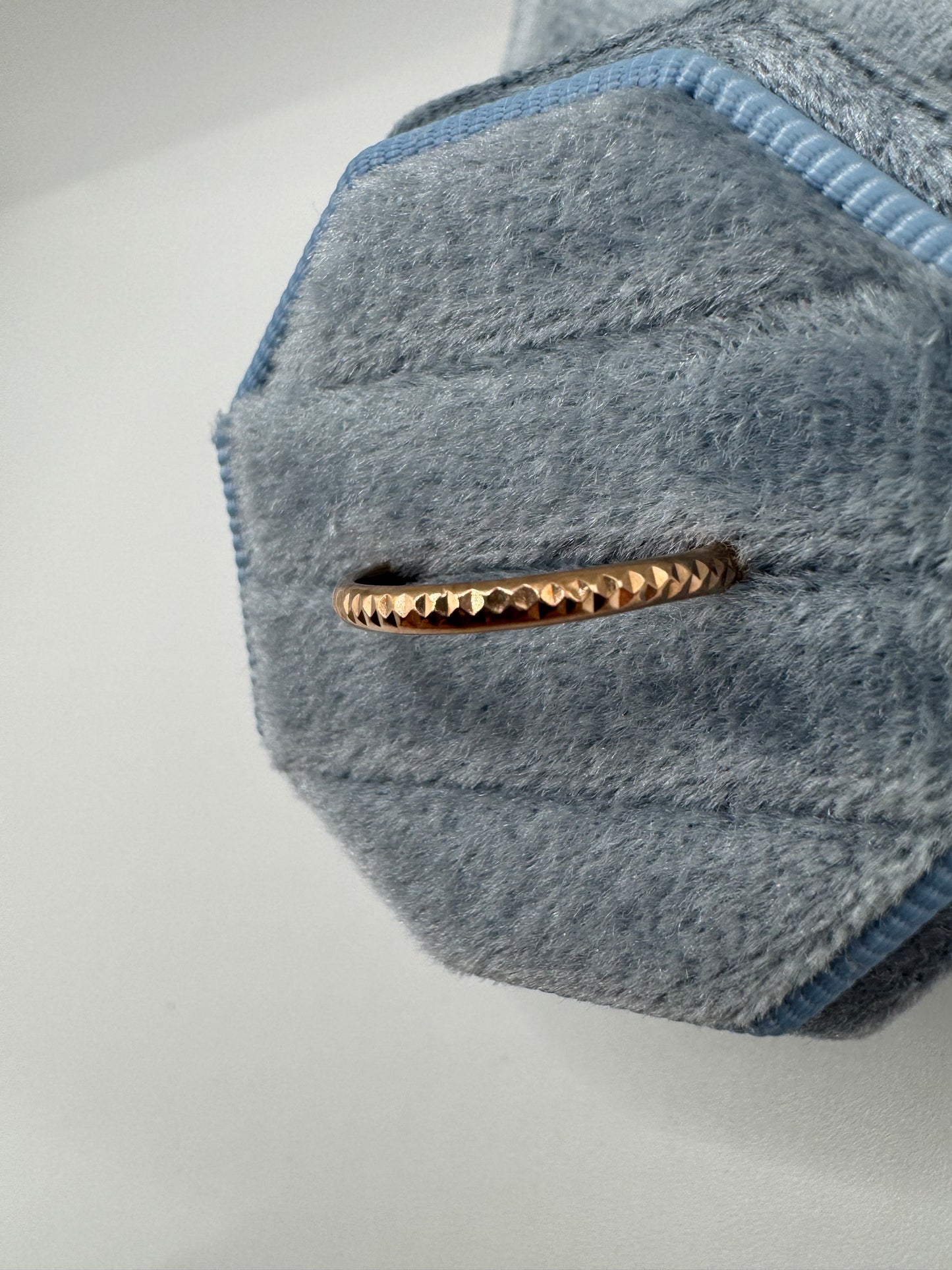 9ct rose gold band