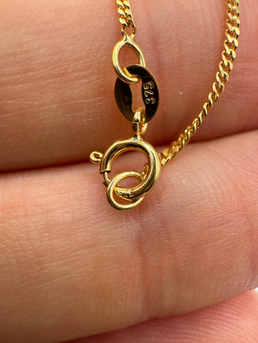 9ct gold curb chain 40 20”