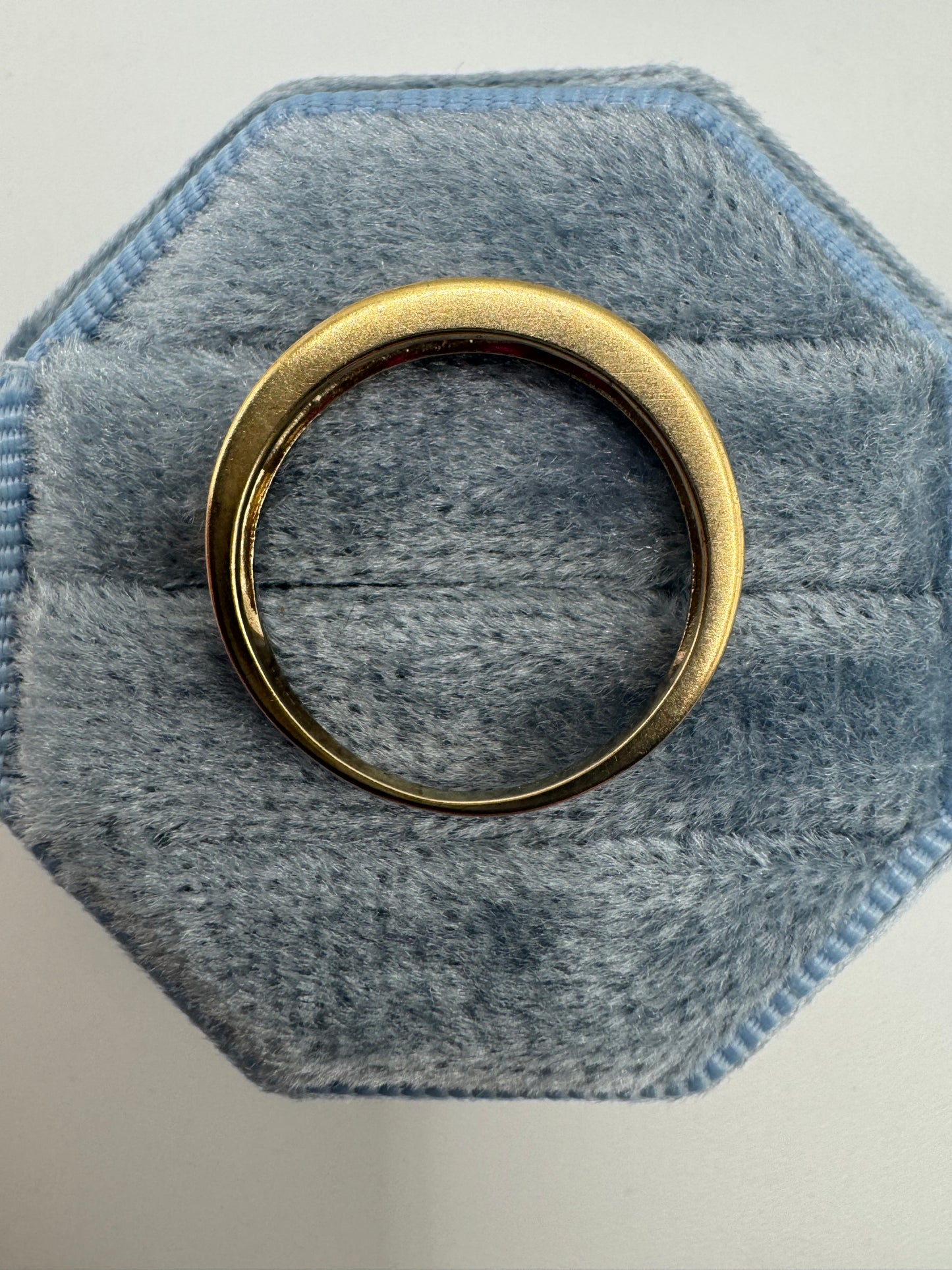 9ct gold ruby and diamond ring