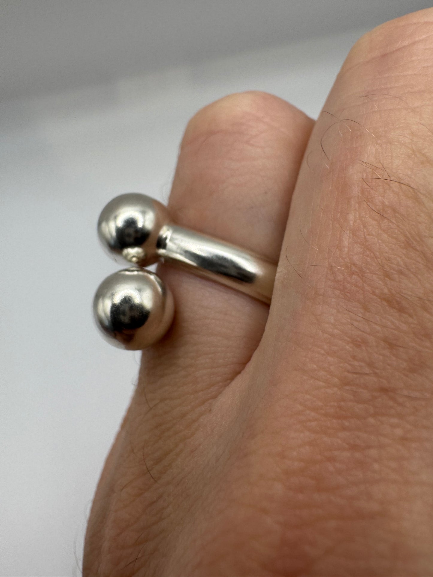 Silver torque ring (8.5-R)