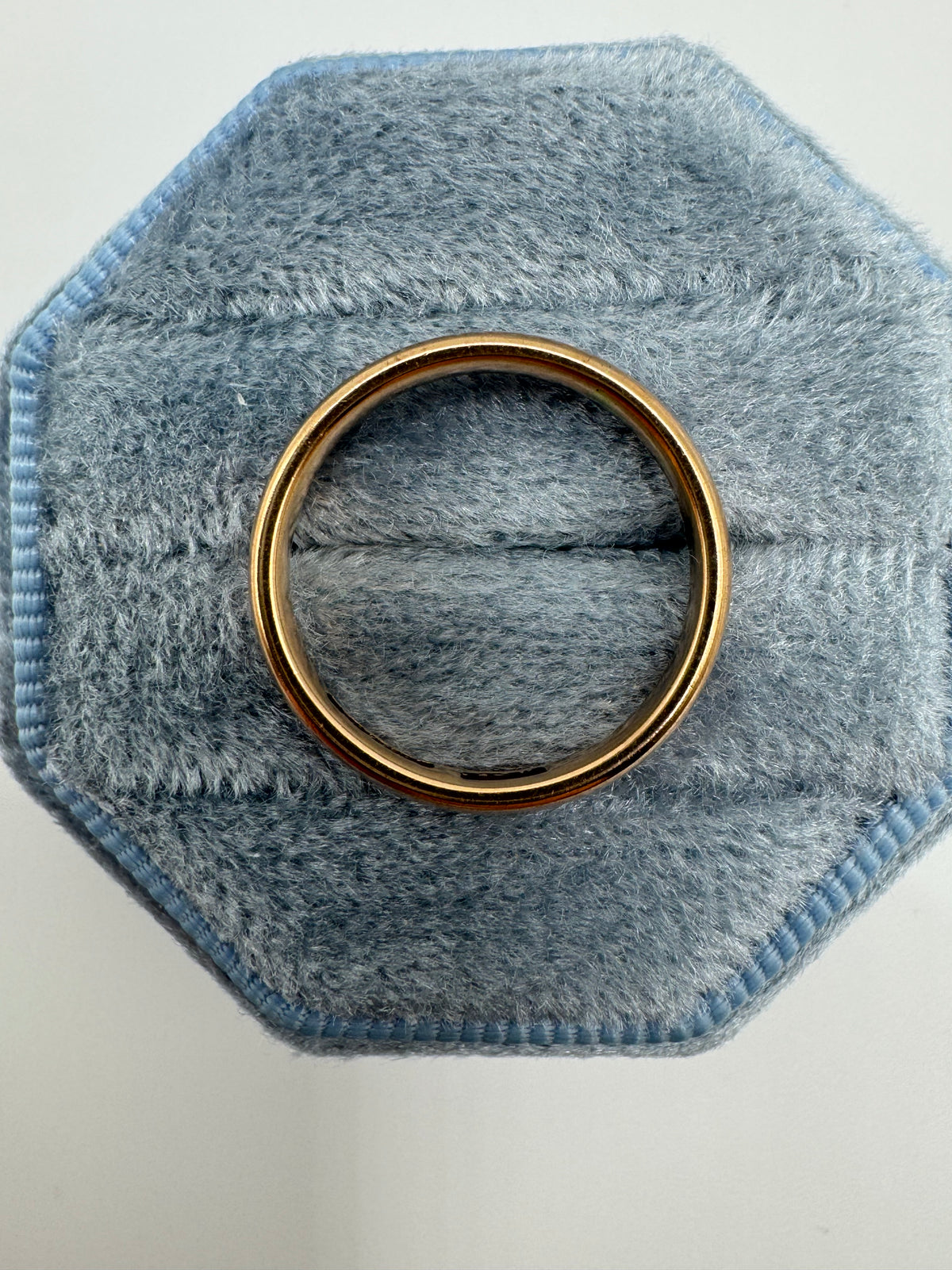9ct rose gold band