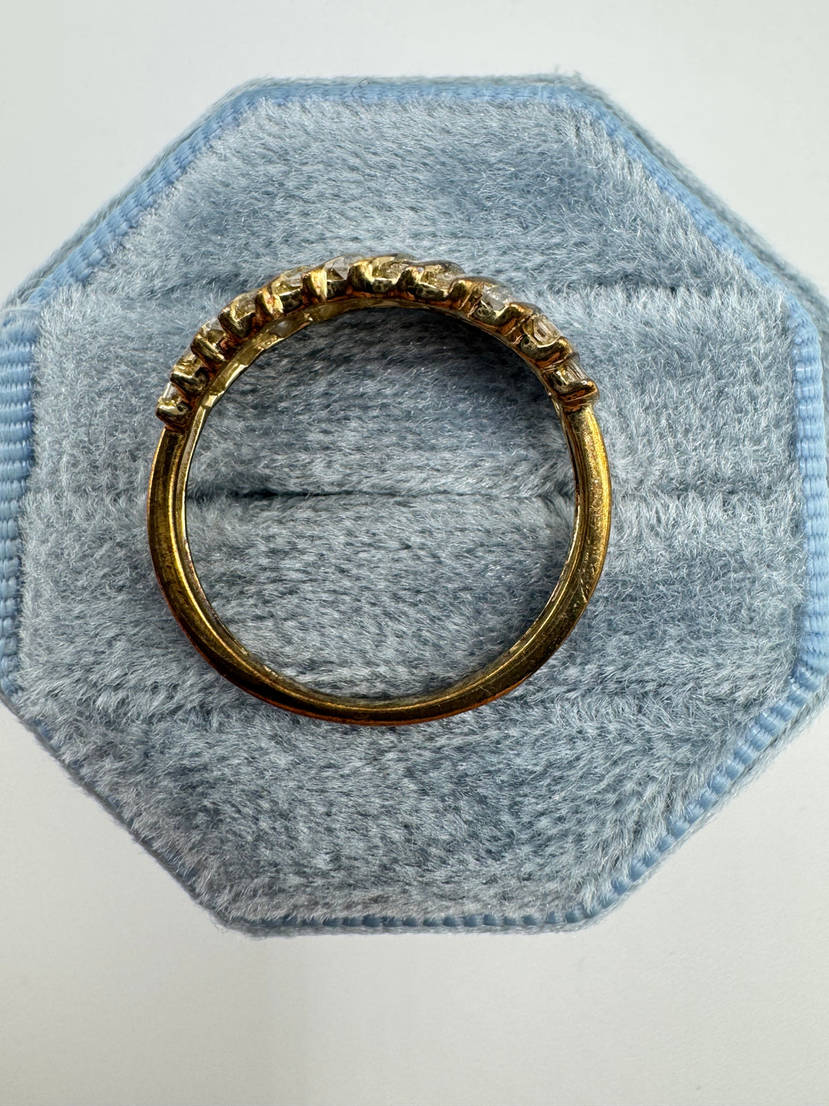 9ct gold diamond ring