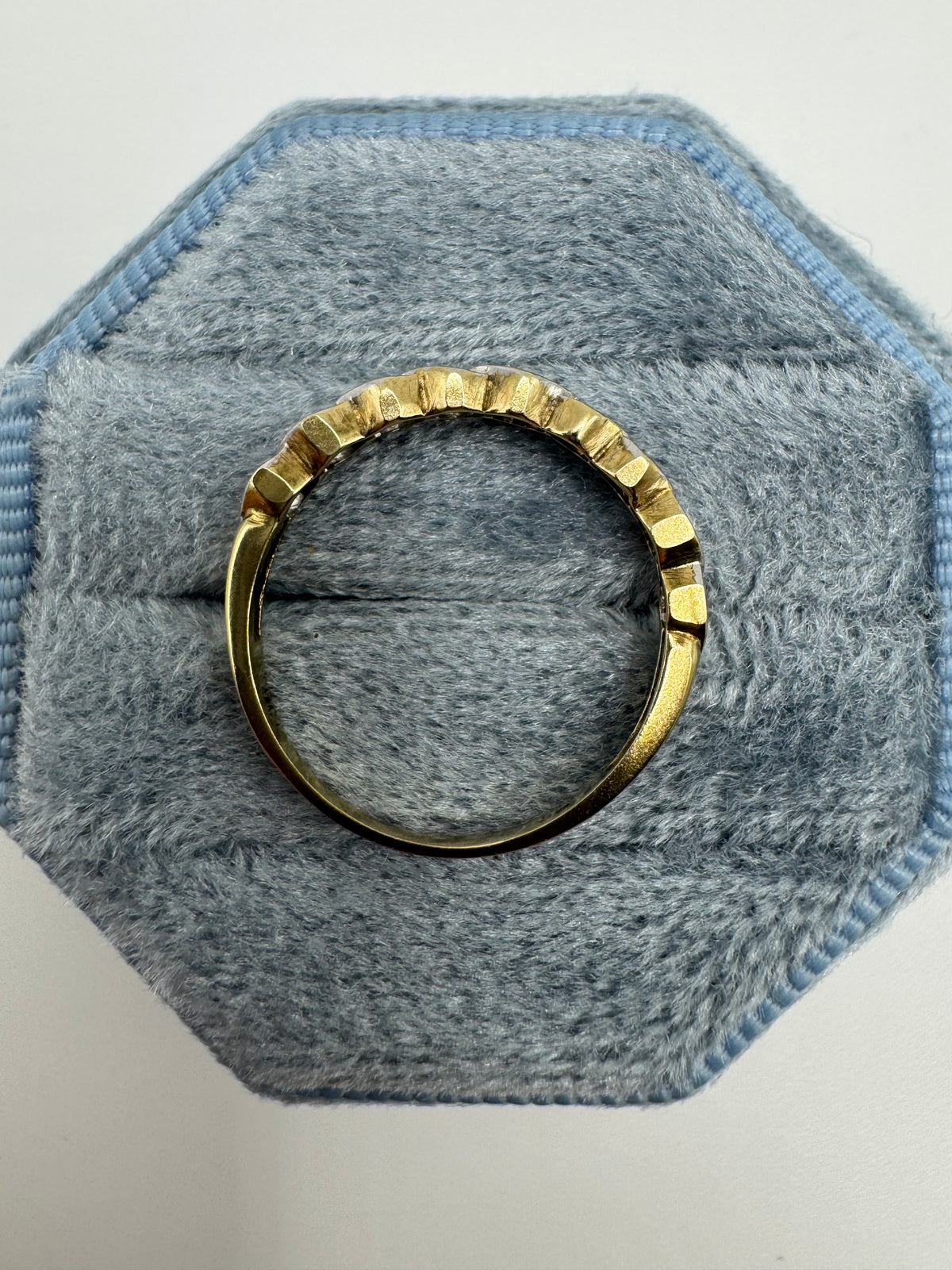 9ct gold ruby and diamond ring