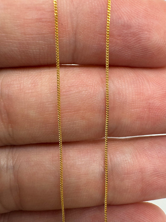 9ct gold chain 22