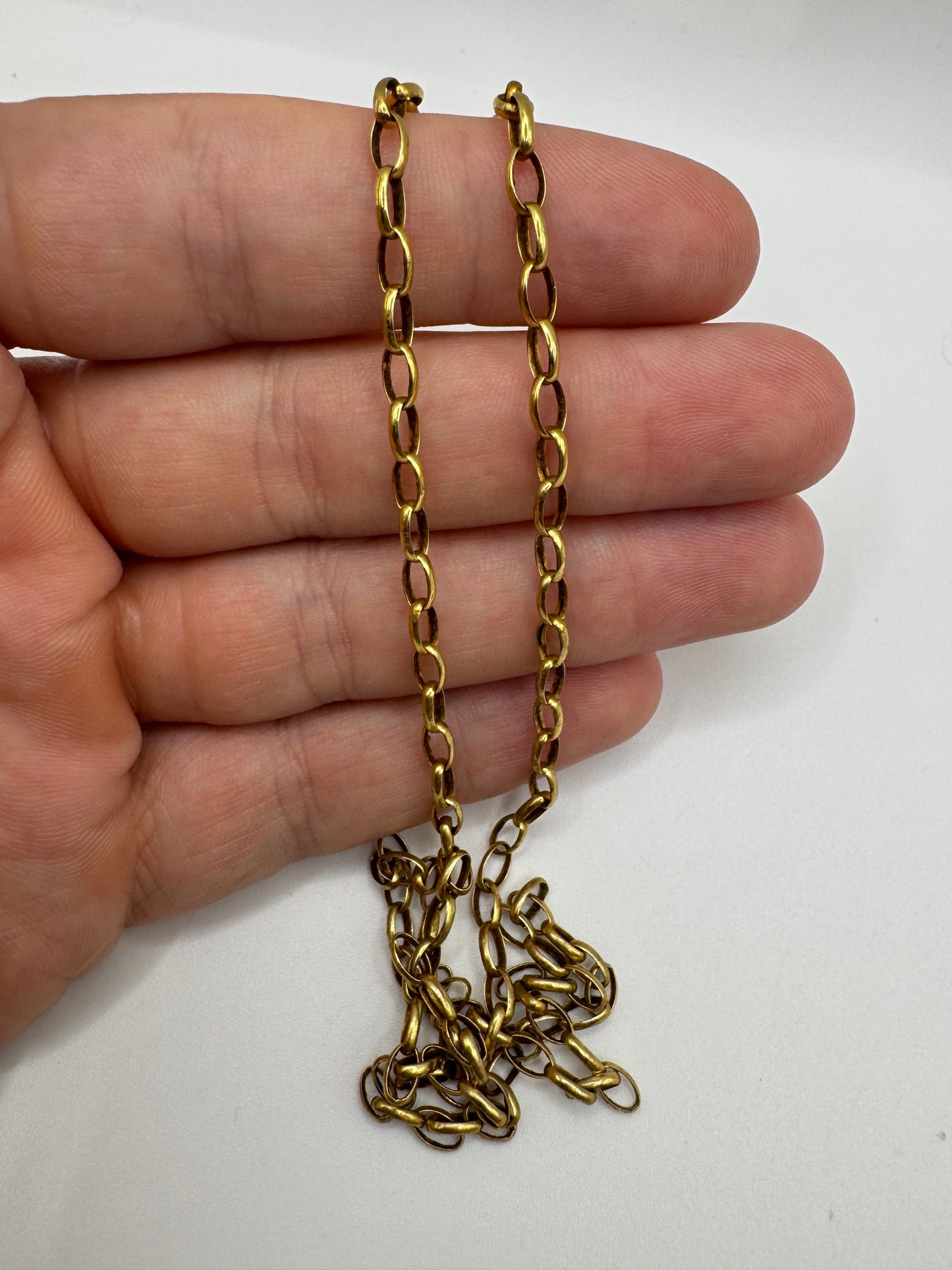 9ct gold chain 84 20”