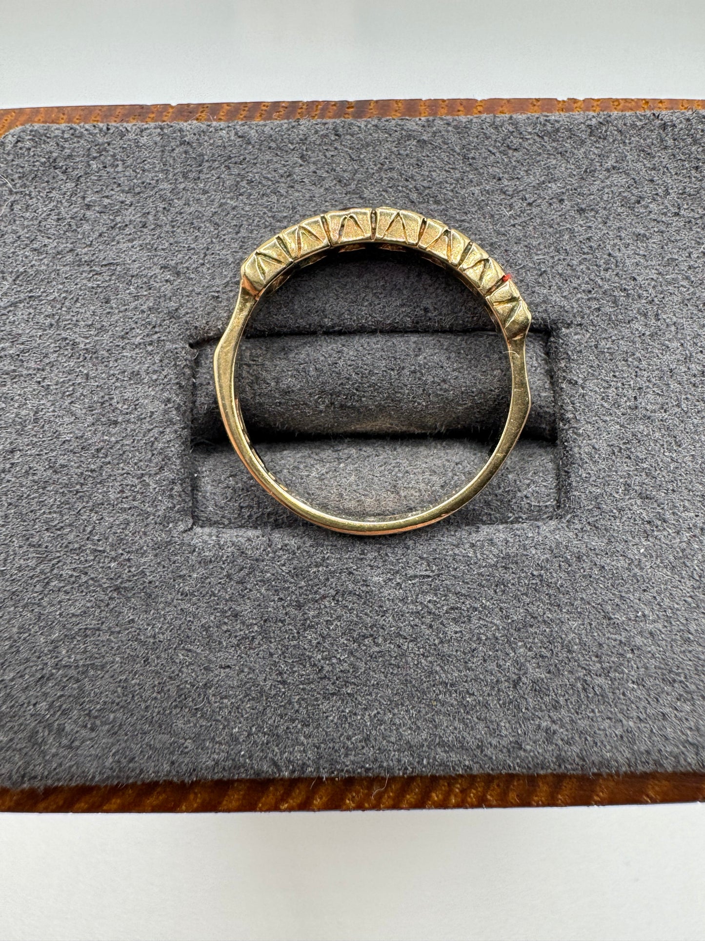 9ct gold “REGARDS” ring