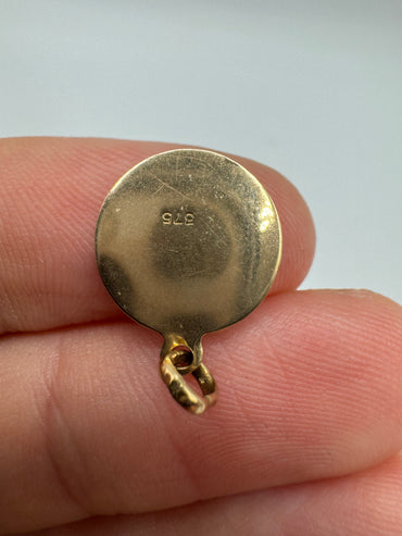9ct gold st Christopher charm