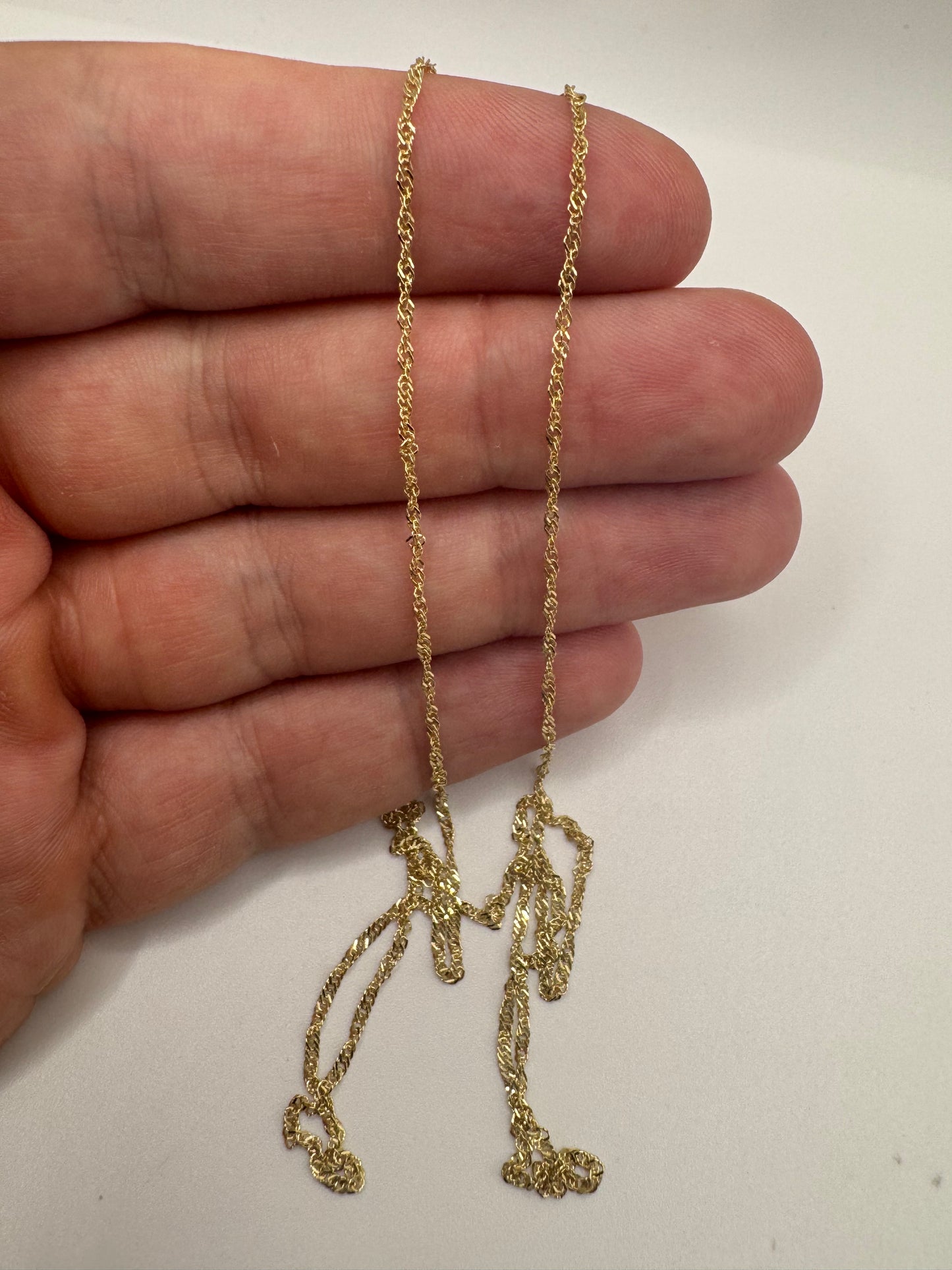 9ct gold Singapore chain 41