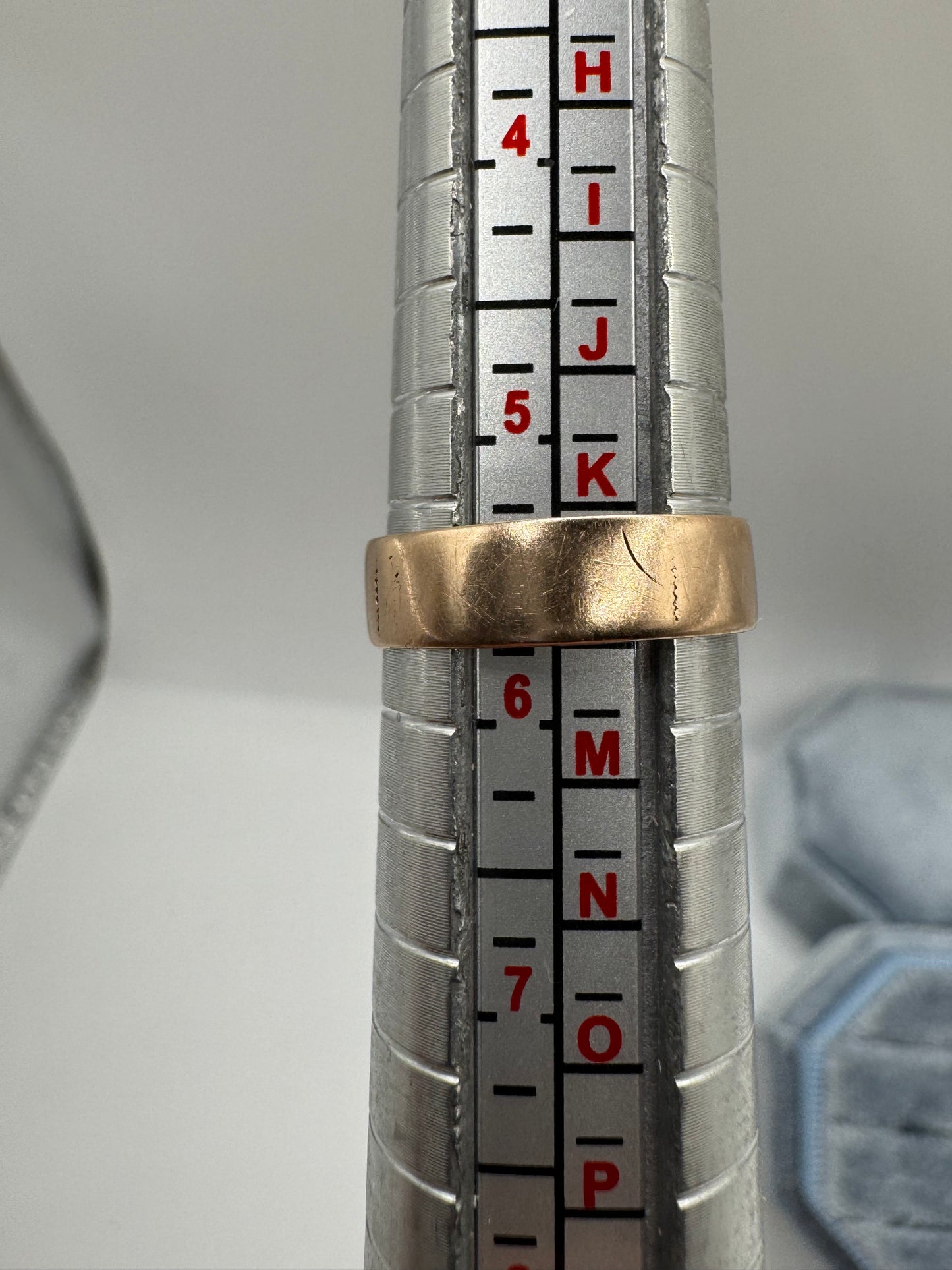 9ct rose gold band