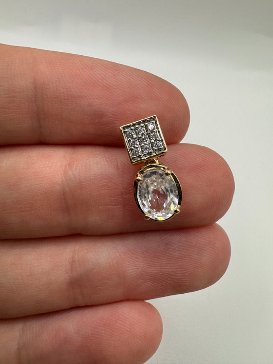 9ct gold Glen Lehrer topaz pendant