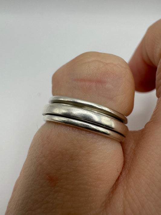 Silver spinning band