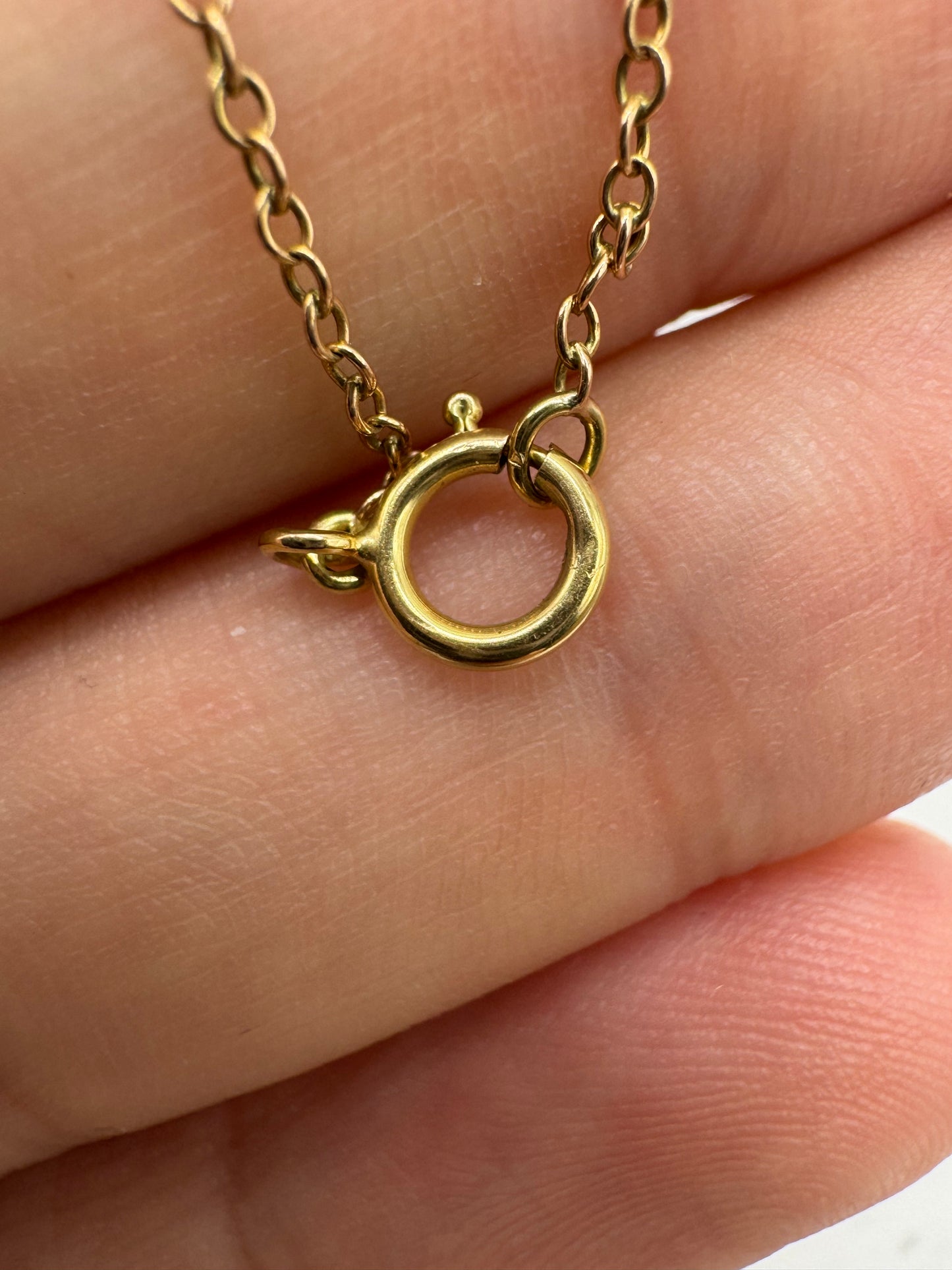 9ct gold chain 72 16”