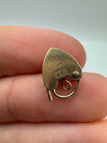 9ct gold padlock 12
