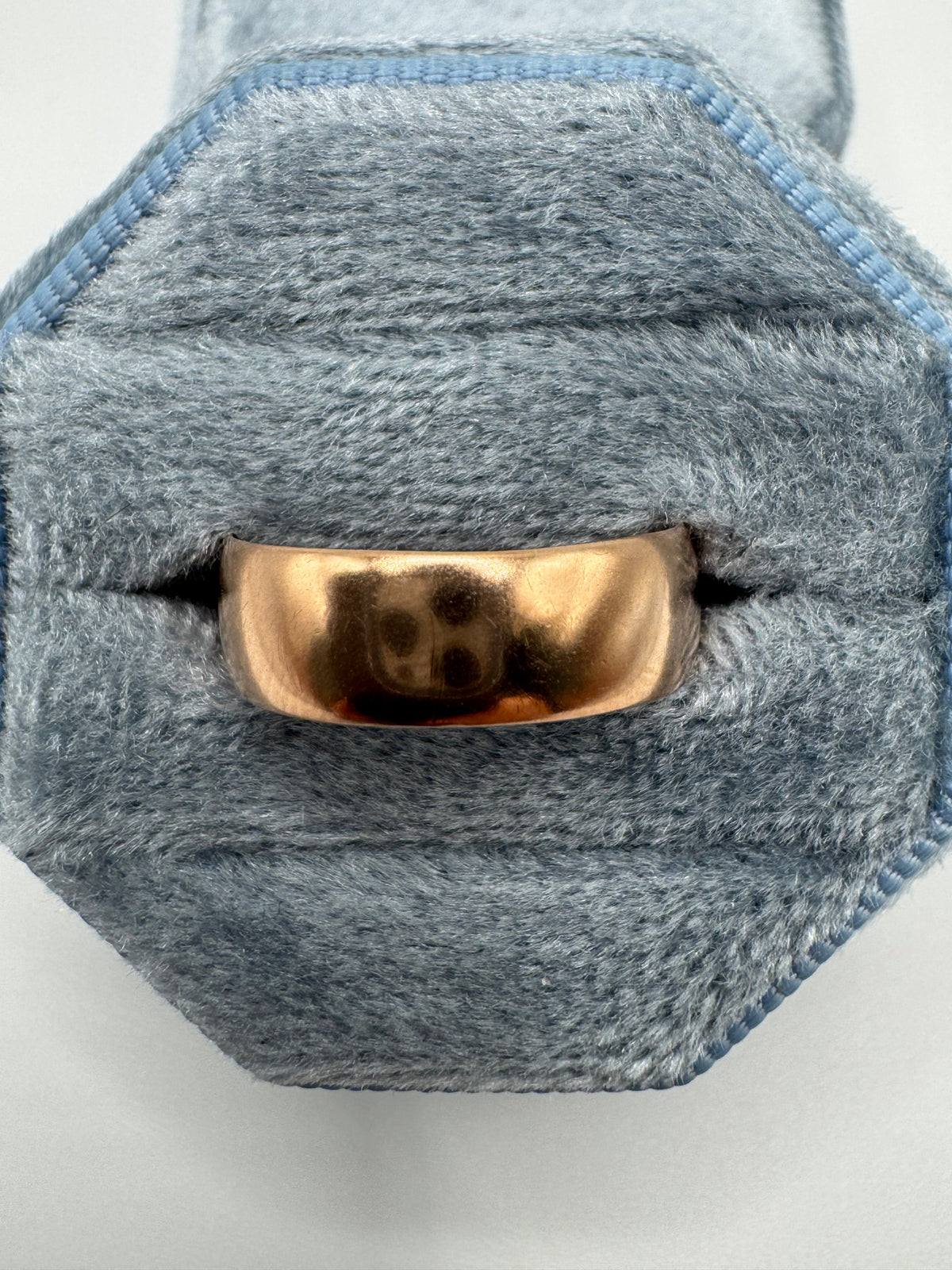 9ct rose gold band