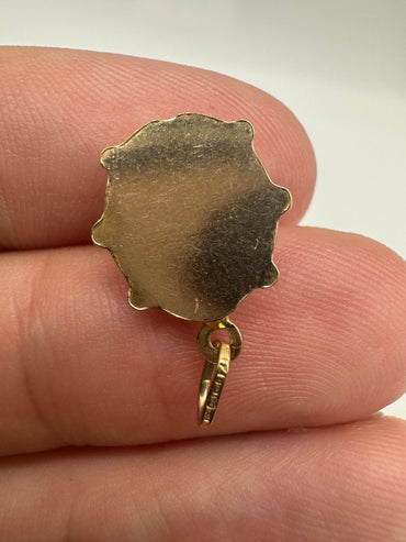 9ct gold ladybird pendant