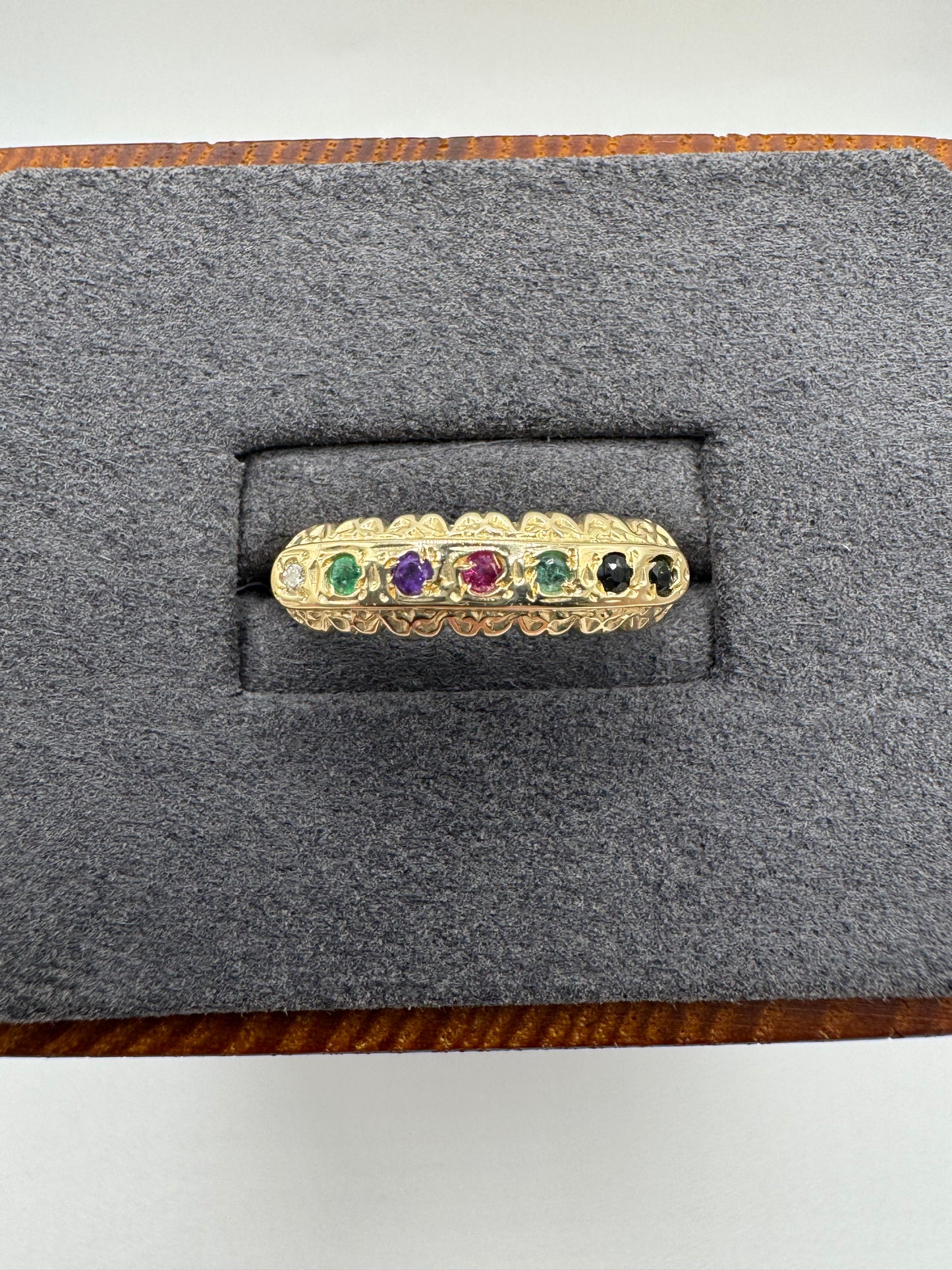 9ct gold “DEAREST” ring