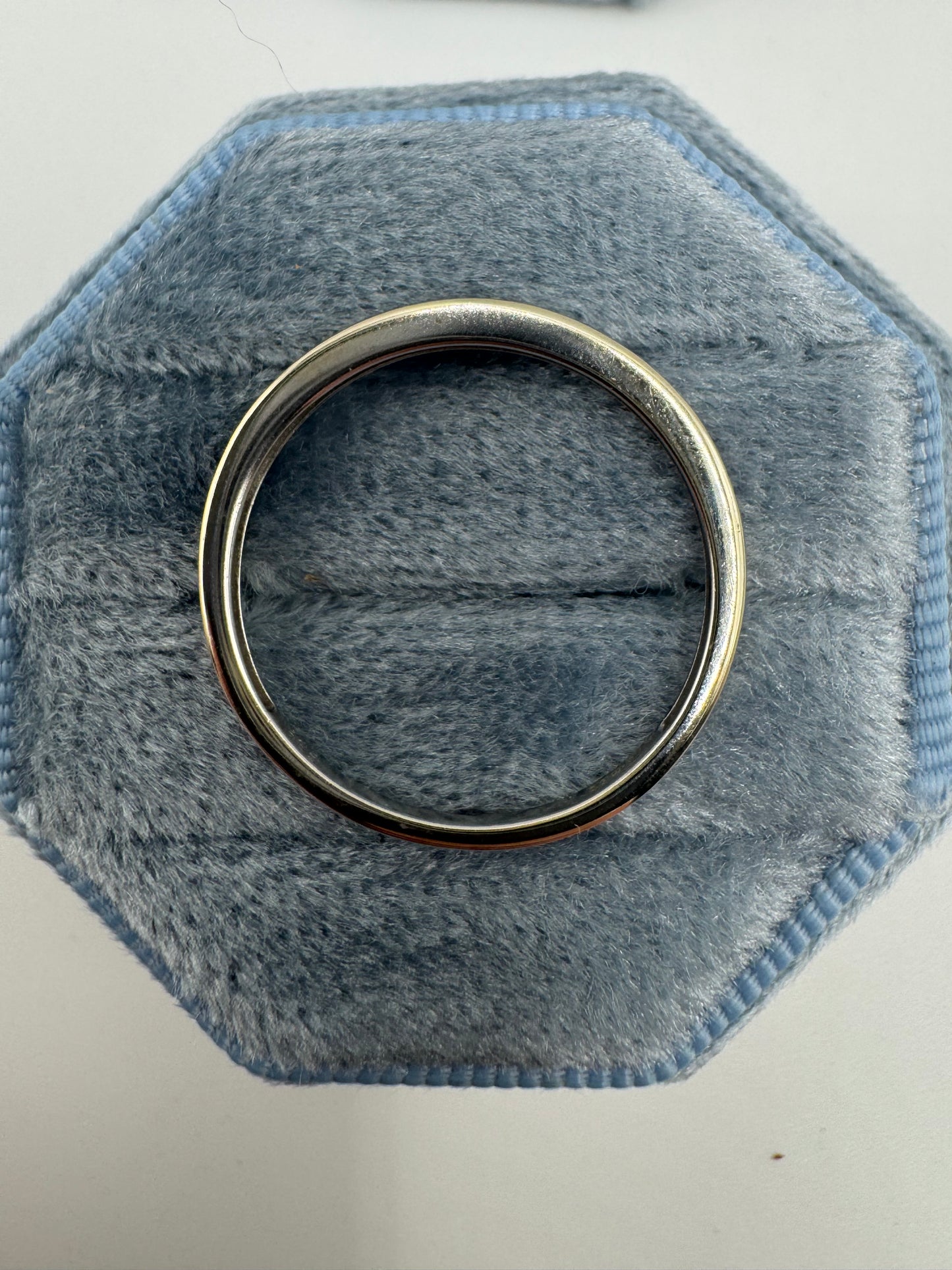 9ct white gold diamond half eternity ring