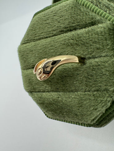 9ct gold snake ring