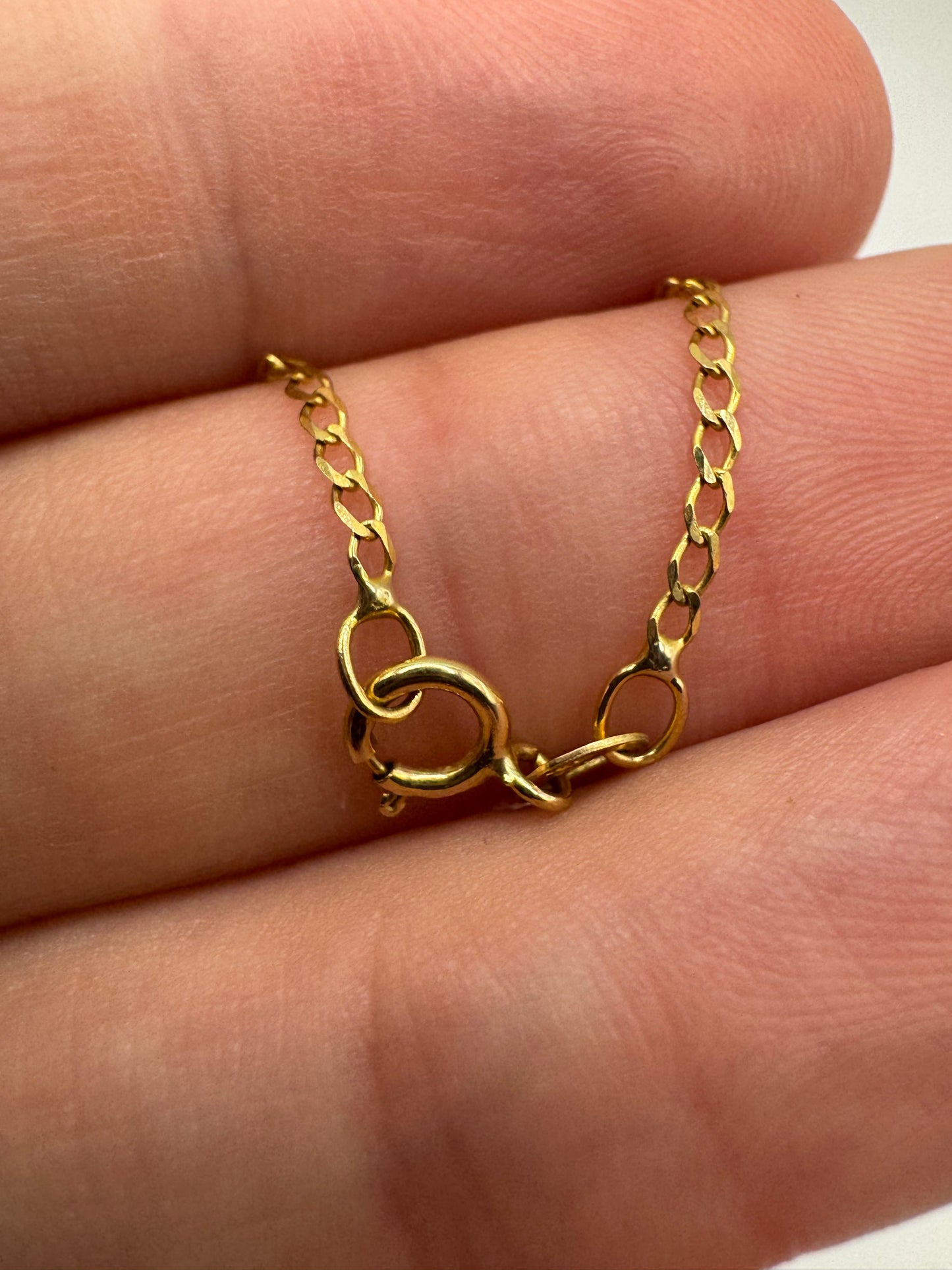 9ct gold chain 80 18”