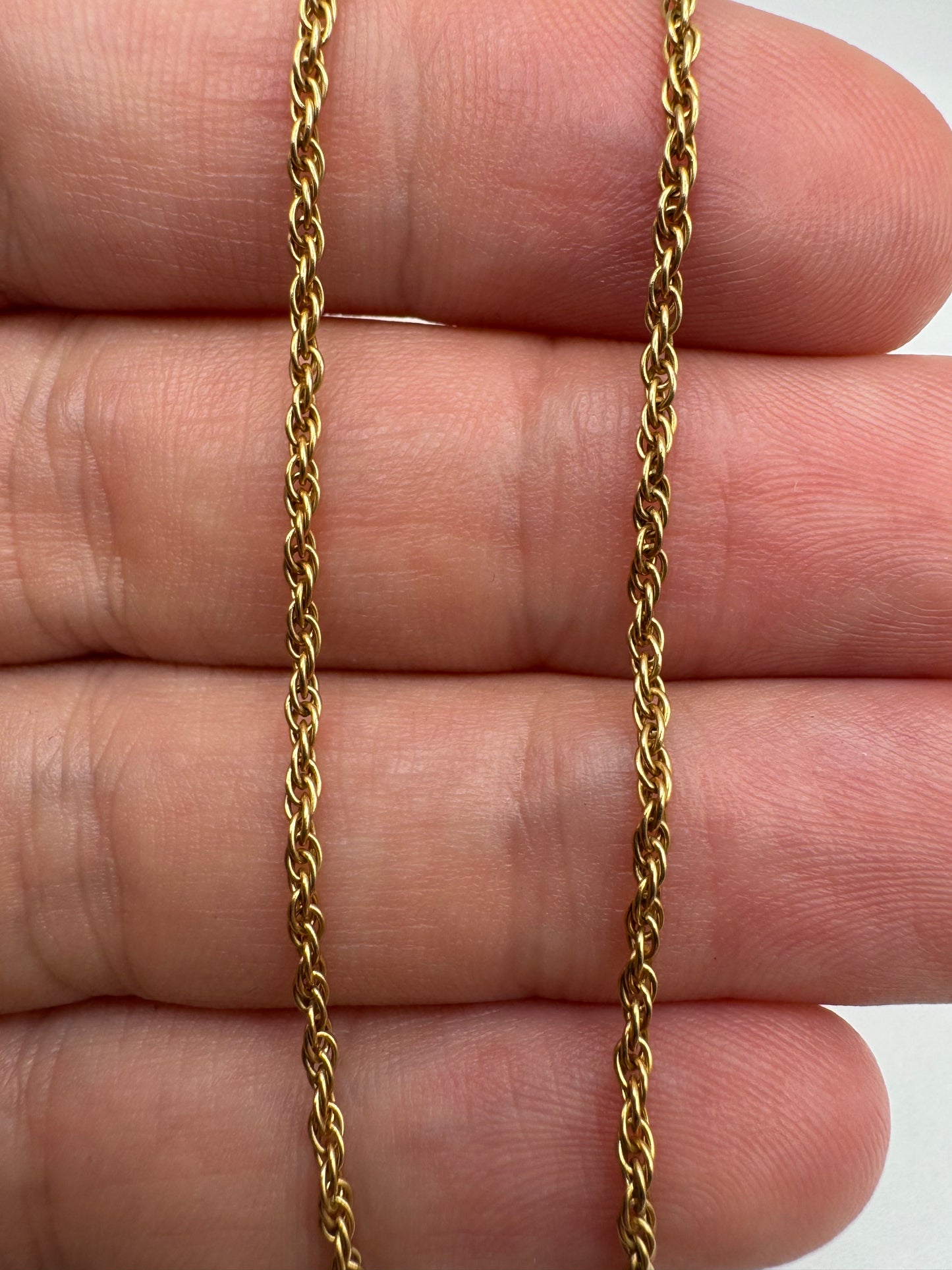 9ct gold chain 30