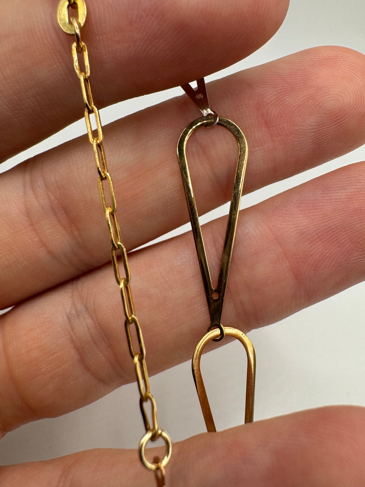 9ct tri-gold bracelet 6