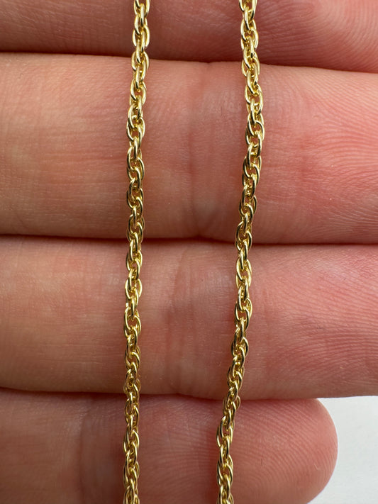 9ct gold Prince of Wales chain 69 18”