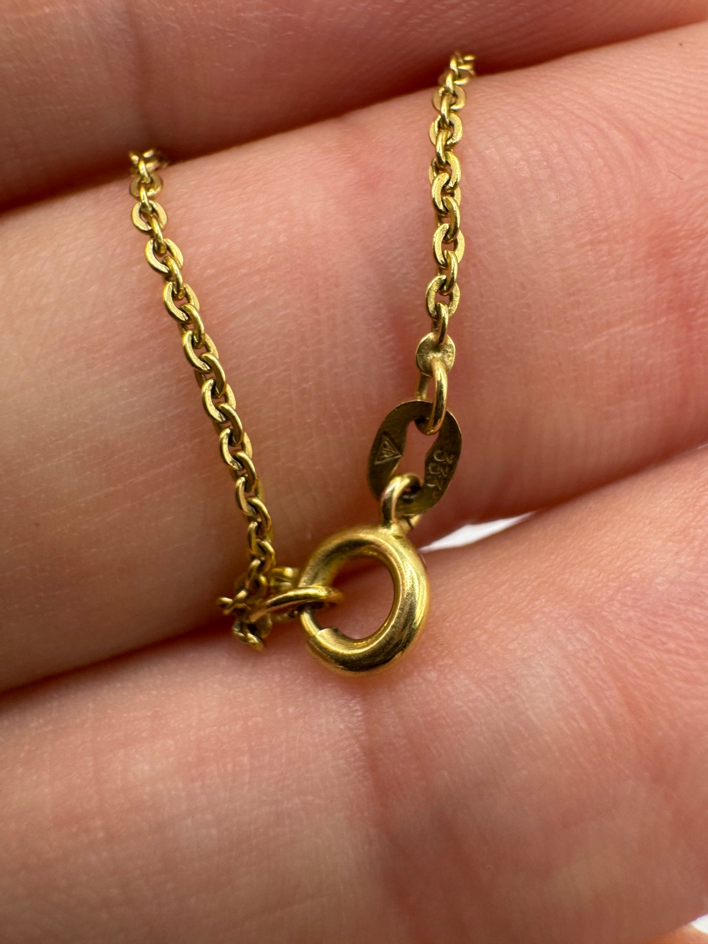 9ct gold chain 78 18”