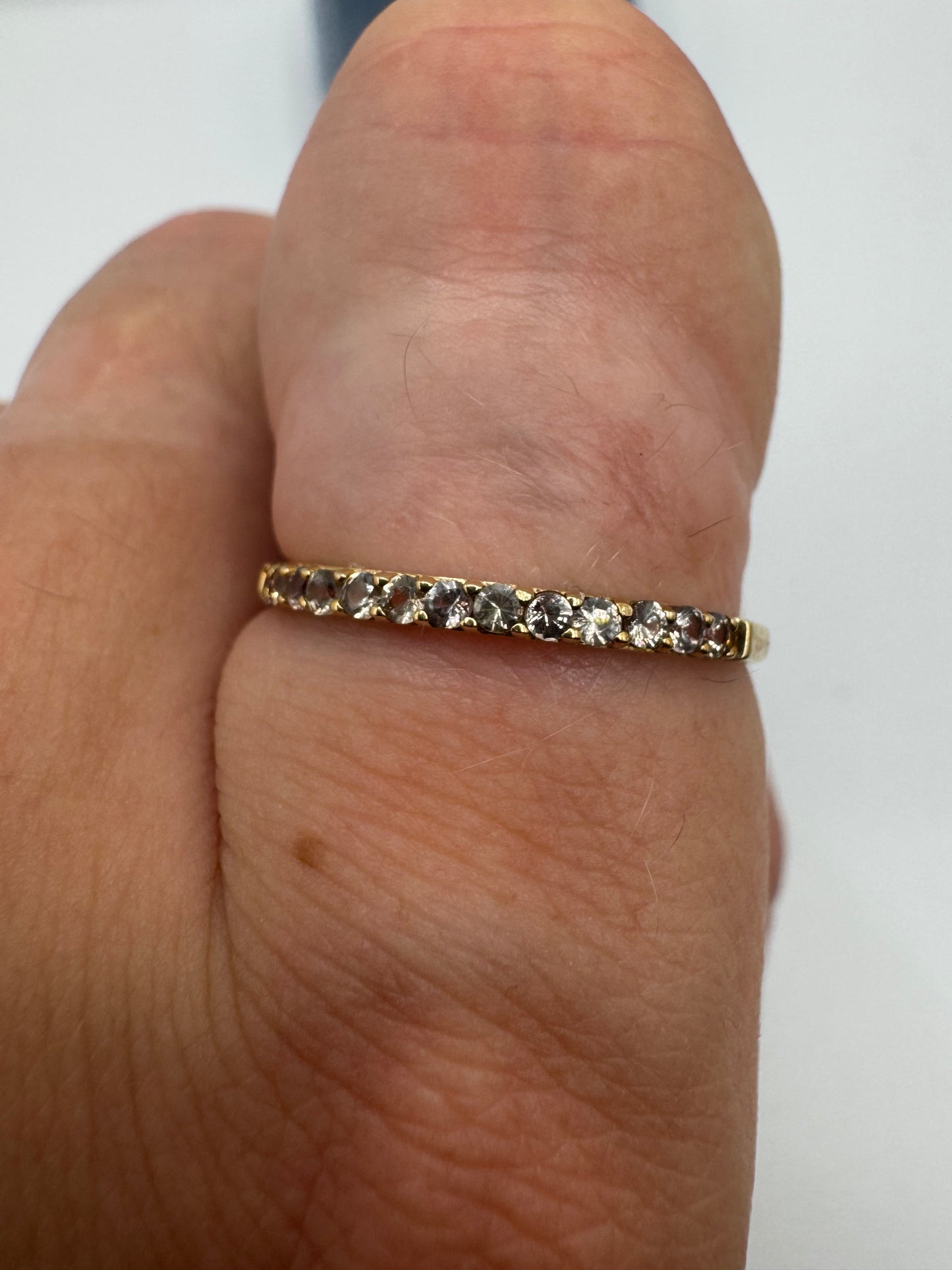 9ct gold alexandrite ring