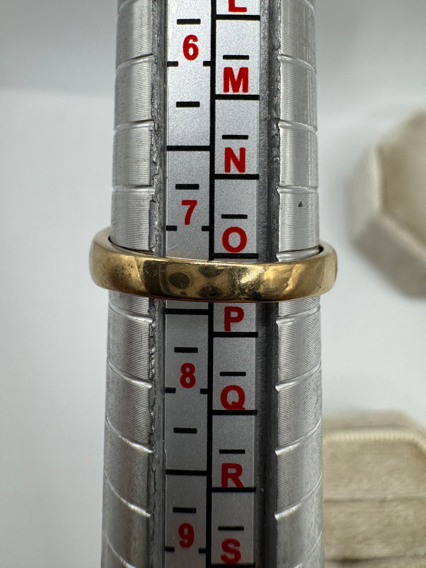9ct gold ruby and diamond evil eye ring