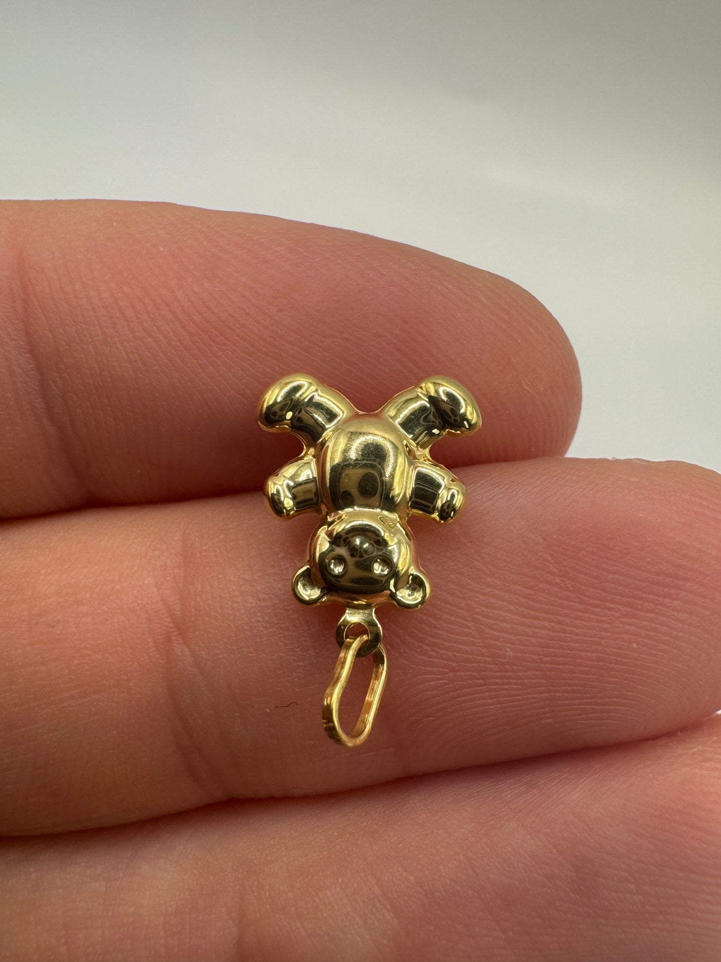 9ct gold teddy bear charm