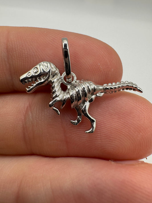 Silver T-Rex pendant