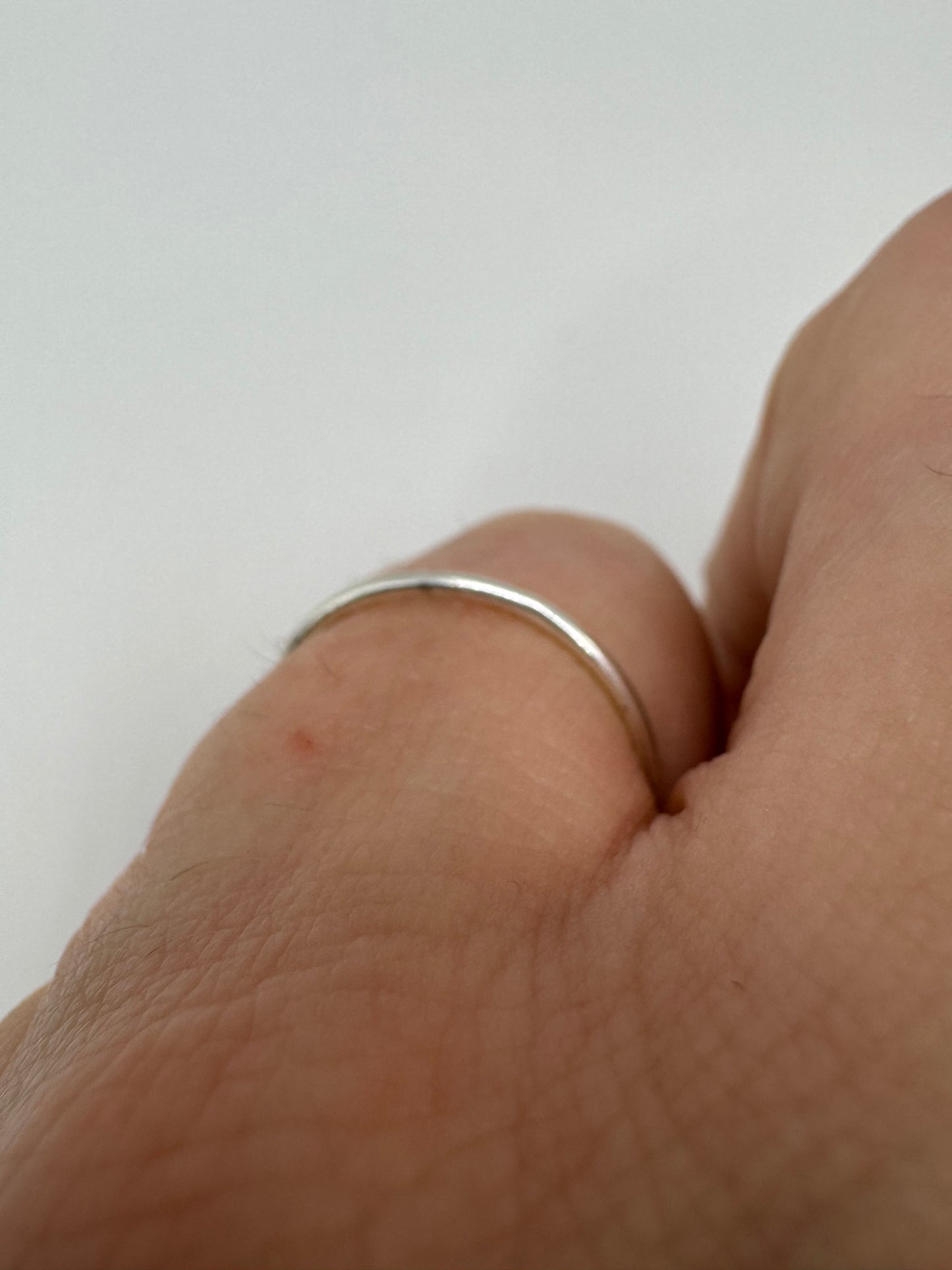 Silver stacking band