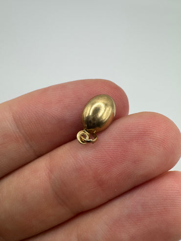 9ct gold coffee bean charm