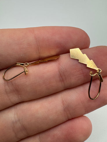 9ct gold earrings