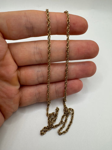 9ct gold chain 12 (16.5”)