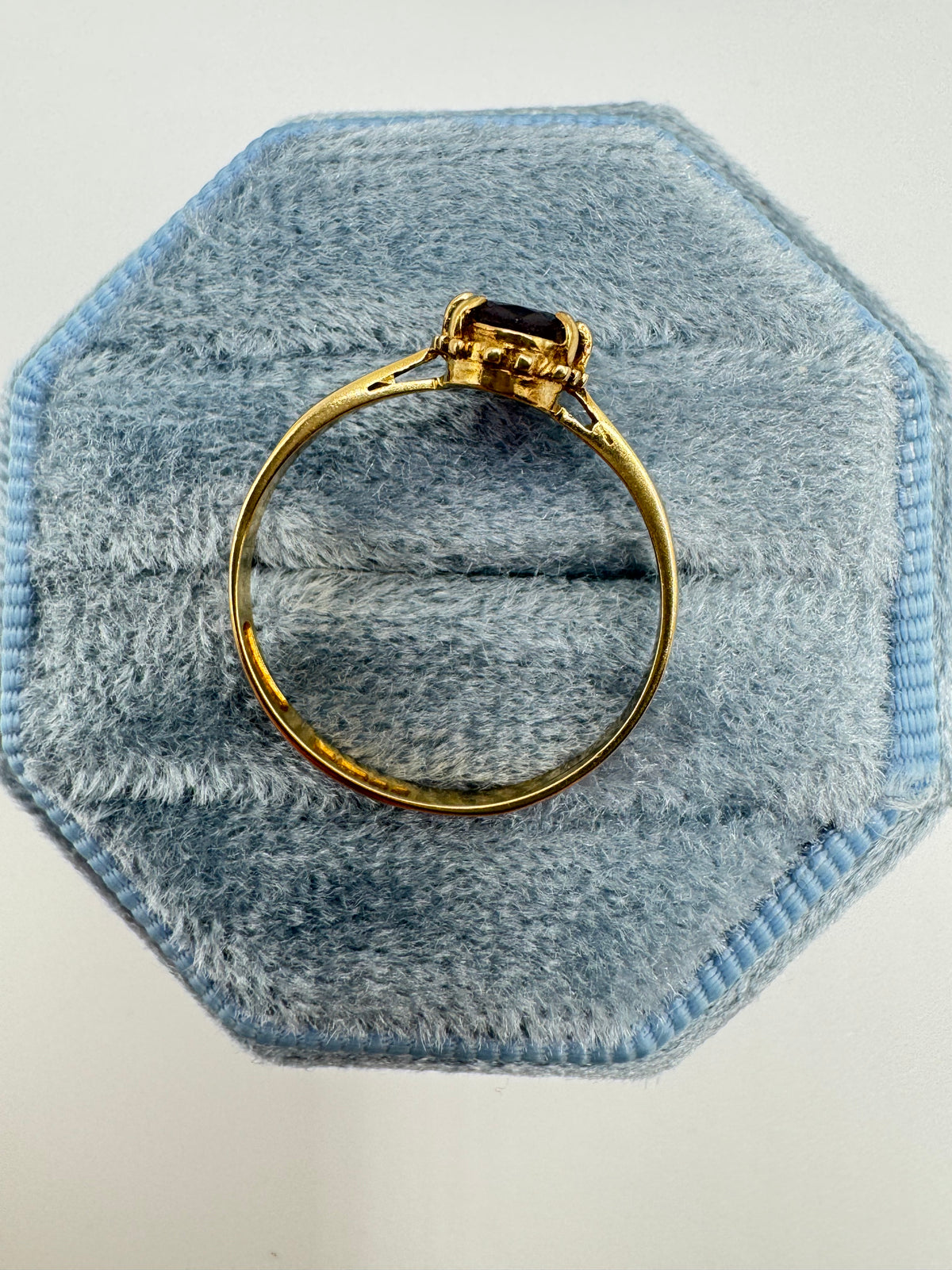 9ct gold tourmaline ring