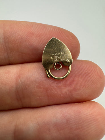 9ct gold padlock 42